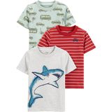Camisetas Simple Joys By Carter&#39;s Baby Boys, Pacote Com 3, Tamanho 7