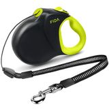 Coleira Retrátil Para Cães Fida Atualizada De 9 M Para 50 Kg De Amarelo Neon