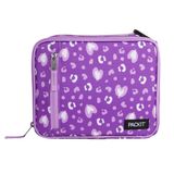 Lancheira Packit Freezable Classic Leopard Hearts Purple