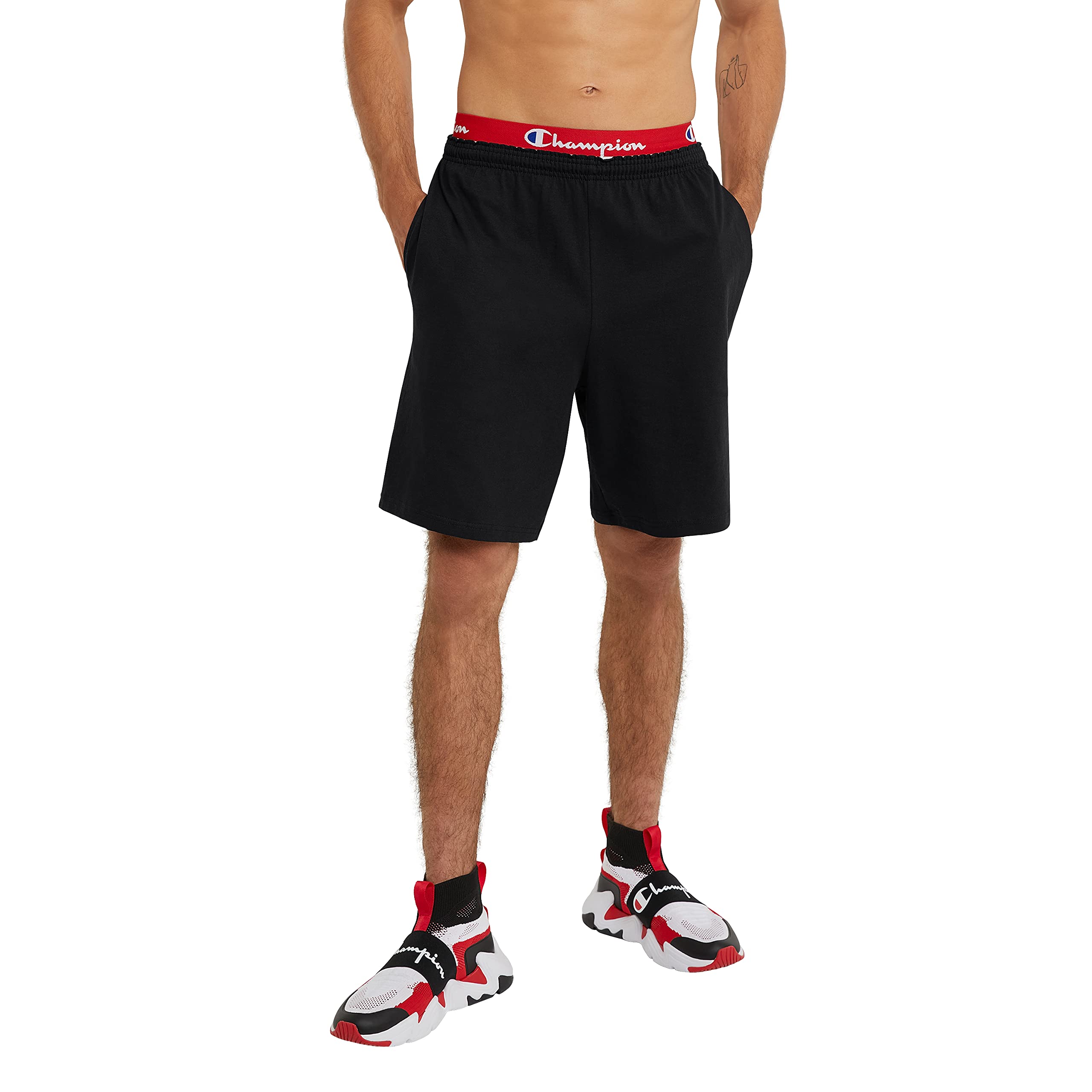 Shorts Champion Lightweight Lounge Casual Jersey Tricotados Masculinos
