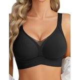 Sutiã Avidlove Push Up Seamless Wireless Cinza Escuro Para Mulheres