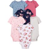 Macacão Simple Joys Da Carter&#39;s Baby Girls, Pacote Com 6 Unidades, Preemie