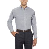 Camisa Masculina Van Heusen, Modelagem Regular, Guingão, Tamanho 16,5-17