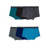 Cuecas Boxer Fruit Of The Loom 4-way Stretch Para Homens, Pacote Com 6