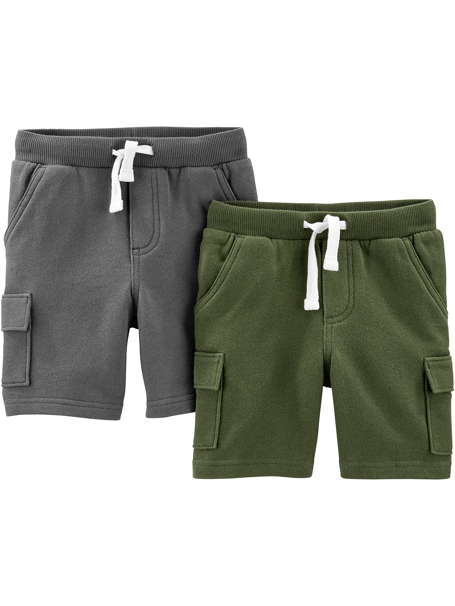 Shorts Cargo Simple Joys Da Carter's Boys Olive/grey Tamanho 4