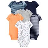 Macacão Simple Joys Da Carter&#39;s Baby Boys, Pacote Com 6, 12 Meses