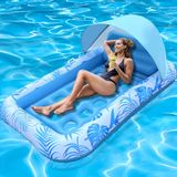 Piscina Inflável Flutua Libri Bene 2025 Com Dossel Para Adultos 180x1