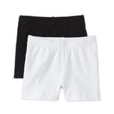 Calças Curtas Cartwheel The Children&#39;s Place Para Meninas Pretas/w