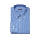 Camisa Social Van Heusen Regular Fit Gingham Para Homens Periwinkle