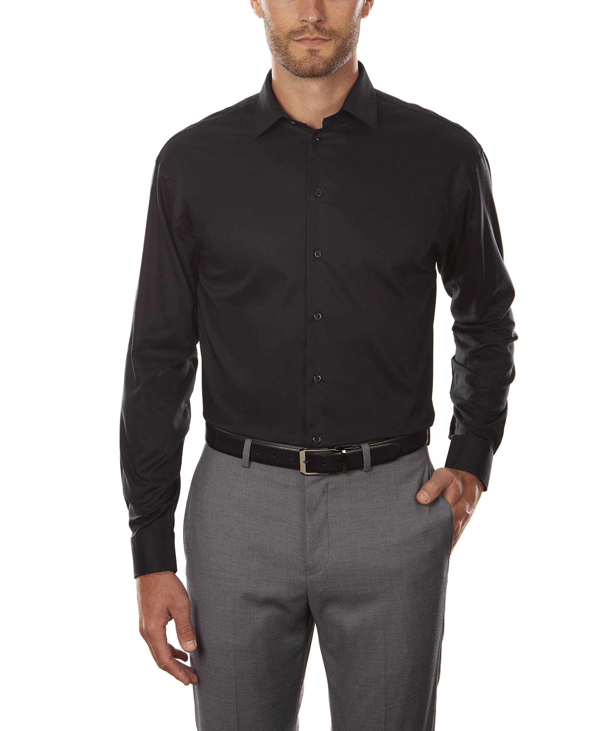 Camisa Social Kenneth Cole Unlisted Regular Fit Black Fit