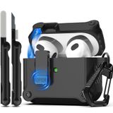 Capa Para Airpods 3 Rfunguango, Capa Rígida À Prova De Choque Com Clipe De Bloqueio