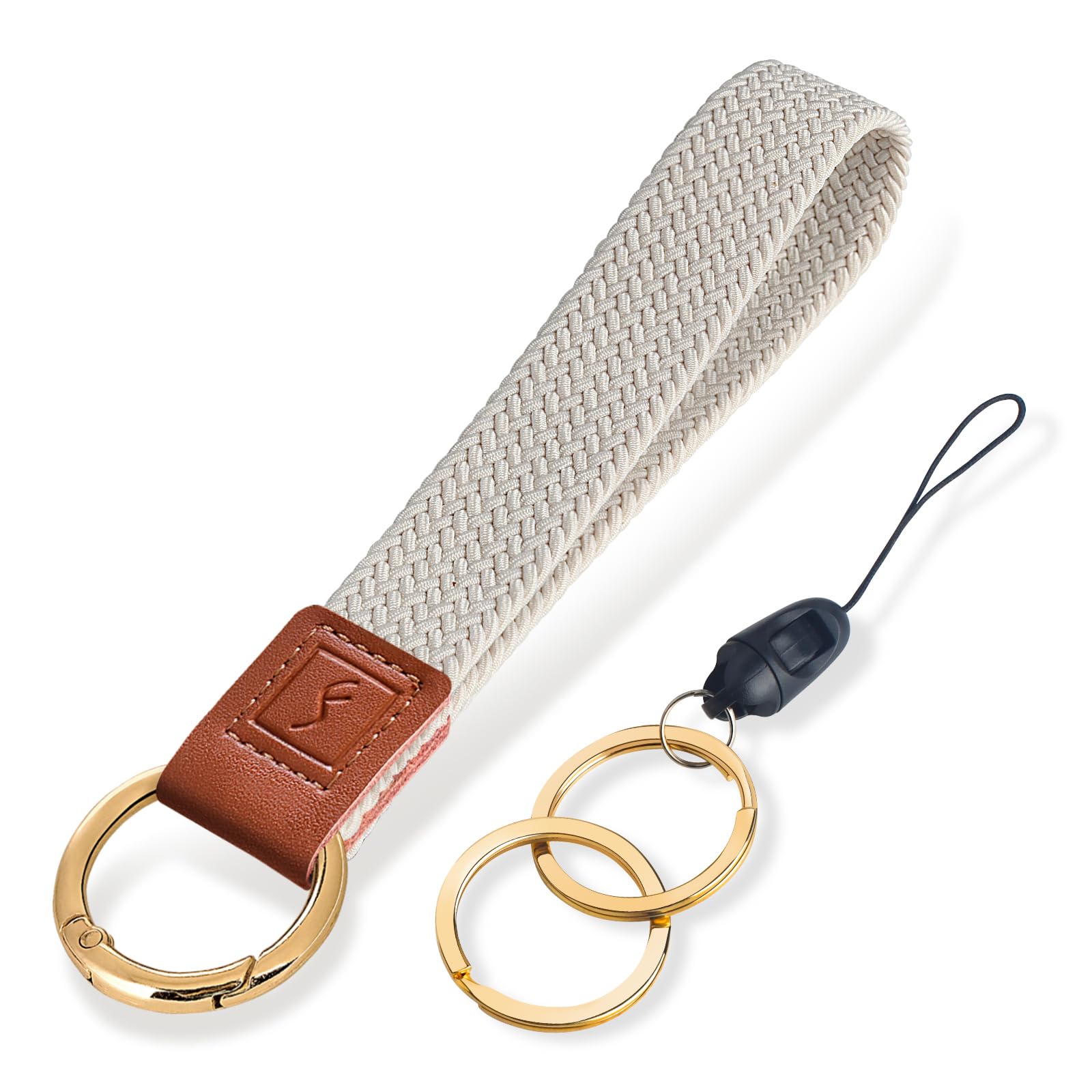 Pulseira Elástica Keychain Lanyard Fishent Para Chaves, Mulheres E Homens