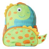 Mochila Escolar Infantil Dinossauro Verde