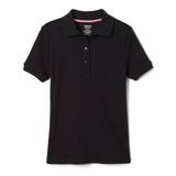 Camisa Polo French Toast De Manga Curta Para Meninas Preta 10-12y