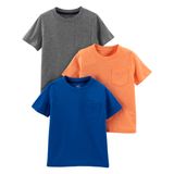 Camisetas Simple Joys Da Carter&#39;s Baby Boys, 12 Meses, Pacote Com 3