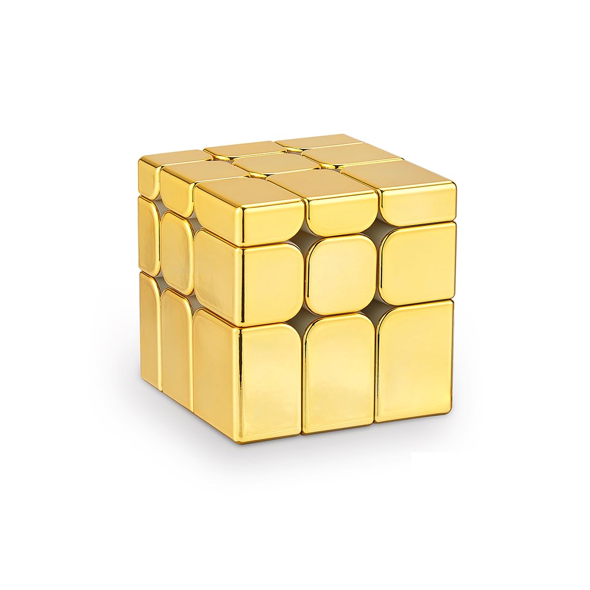 Speed Cube Cyclone Boys 3x3 M Mirror Cube Reflective Gold