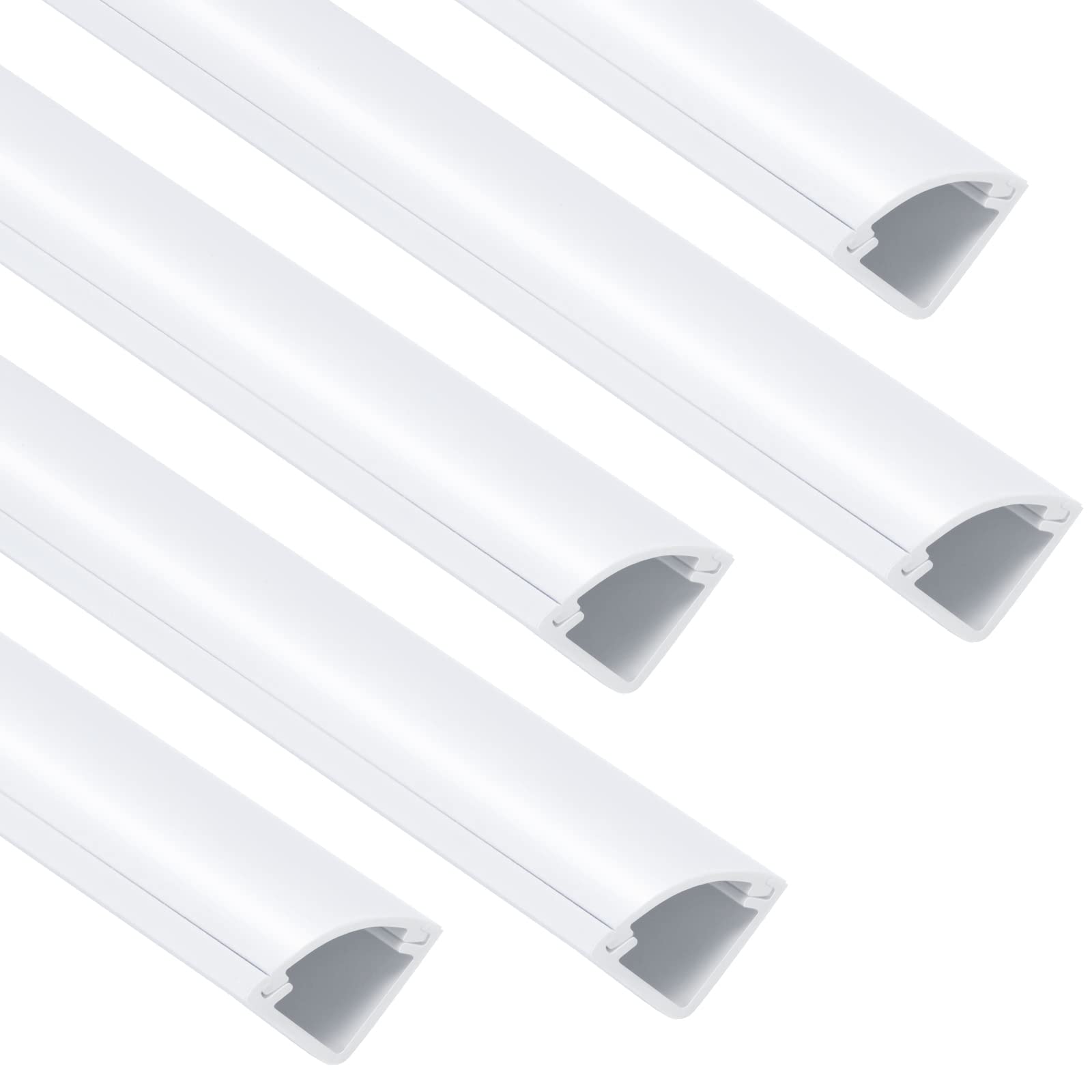 Corner Cable Concealer Zhiyo 85cm Para 1 Fio - Branco X5