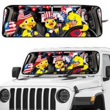 Pára-brisa Sun Shade Daisyinner Compatível Com Jeep Jk Jku Jl Jl