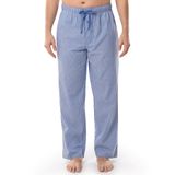 Calça De Pijama Fruit Of The Loom Woven Sleep Blue Stripe Masculina