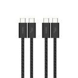 Cabo Usb C Para Usb C, Pacote Com 2 Unidades Belkin, 1 M 60 W Para Iphone 16, Preto