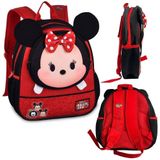 Mochila Escolar Infantil Com Alças Reforçadas Para Menina Estudar Minnie