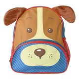 Mochila Escolar Infantil Com Alças Reforçadas Para Menino Estudar Cachorro Vermelho