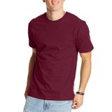 Camiseta Hanes Beefy-t Para Homens, Algodão Pesado, Marrom