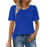 Camiseta Wiholl De 4 De Julho Feminina Trendy Funny Blue Xl