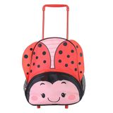 Mochila Com Rodinhas Infantil Joaninha