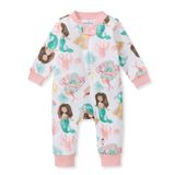 Pijamas Burt&#39;s Bees Baby Magical Mermaids 100% Algodão Orgânico