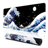 Mouse Pad Para Jogos Mewoocue Wave Kanagawa Surfing 80x30cm