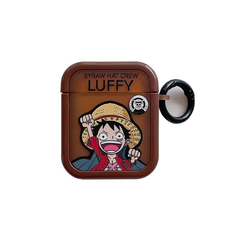 Capa Airpods Yourlovely Cute Cartoon Duck Silicone Luffy