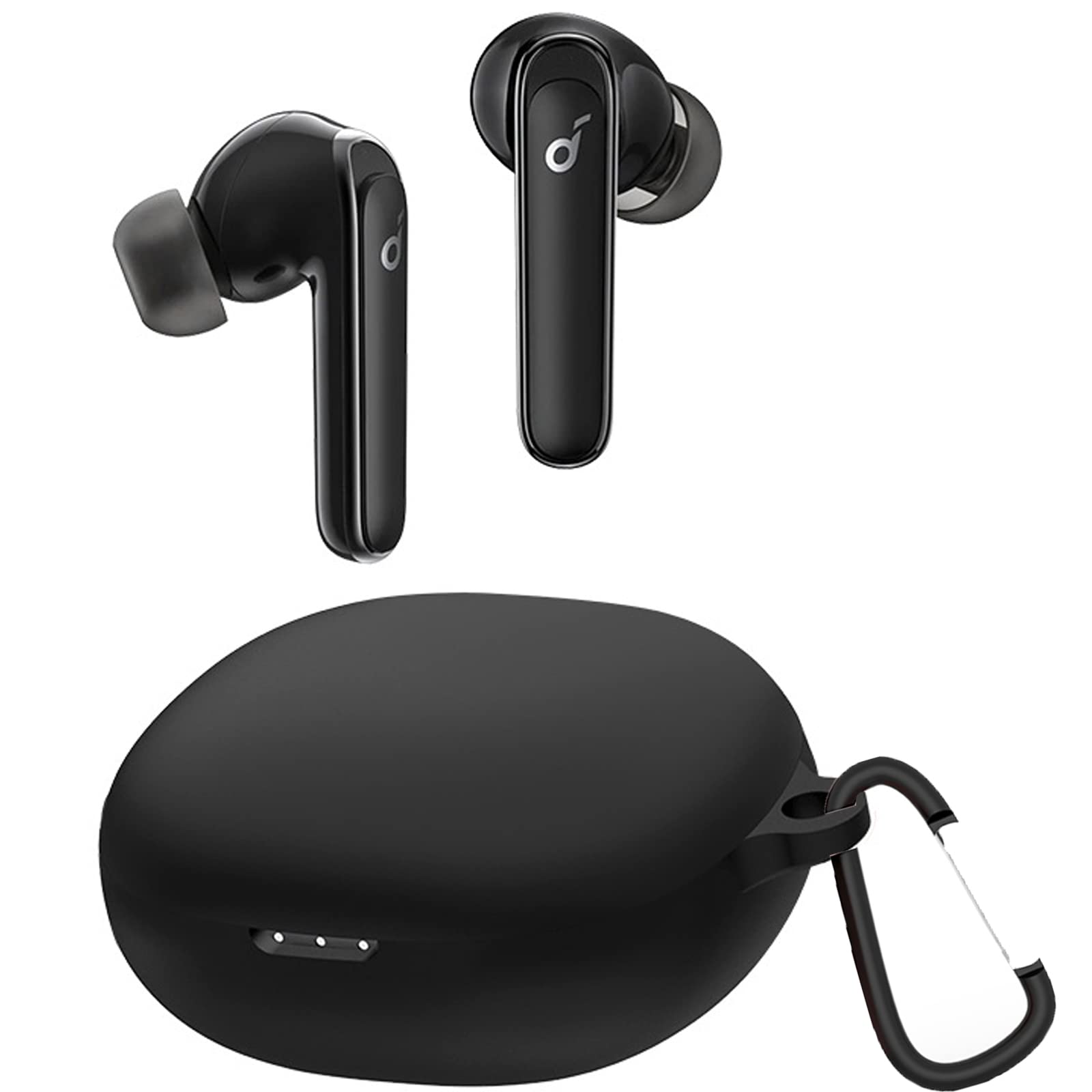 Capa Lamshaw Soundcore Life P3 Tpu Com Chaveiro Preta