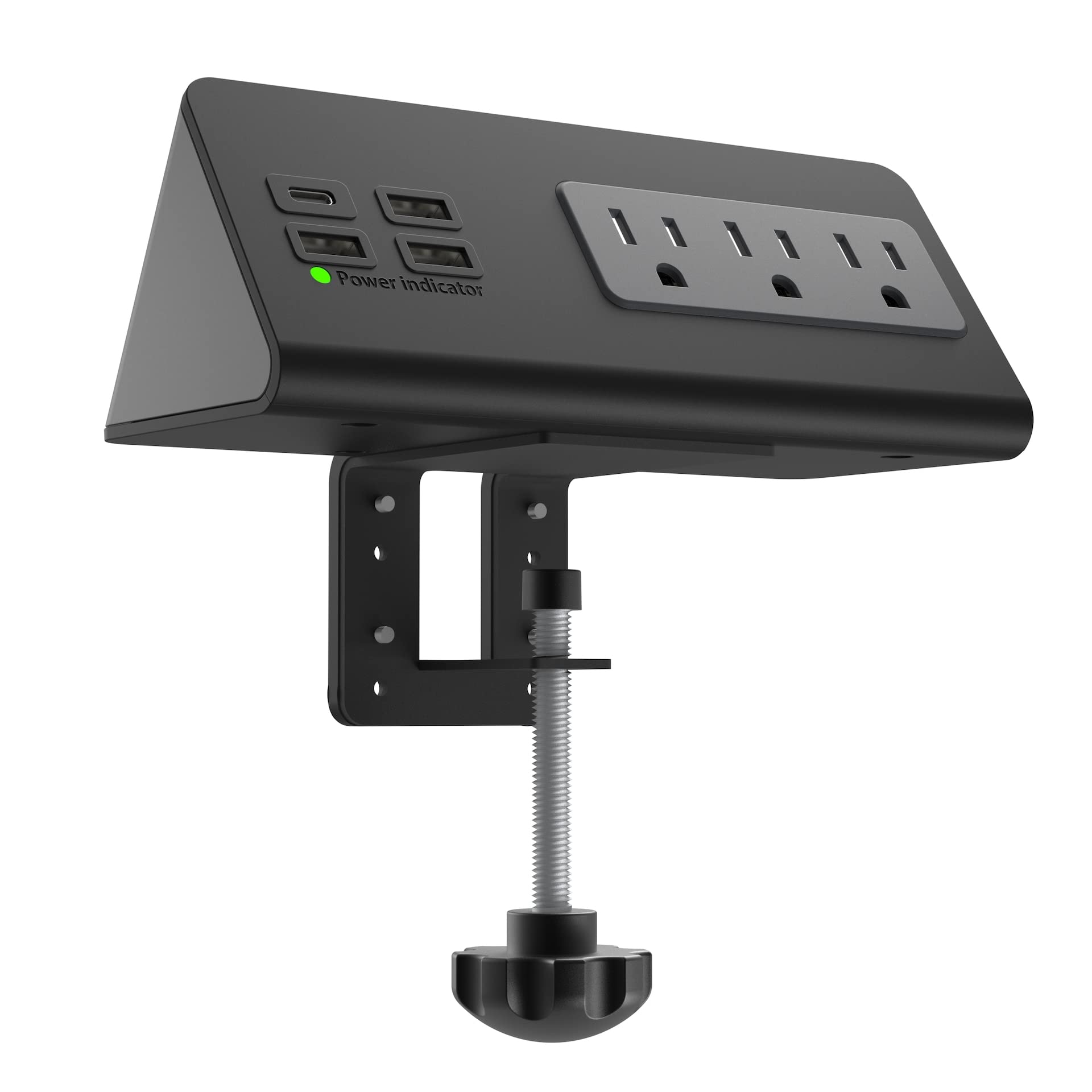 Suporte De Borda Para Mesa De Cabeceira Emergente Power Strip Com Portas Usb-c