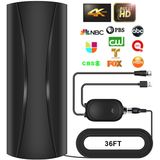 Antena De Tv Digital Amplificada Forlovv 2023 De Longo Alcance 580+km