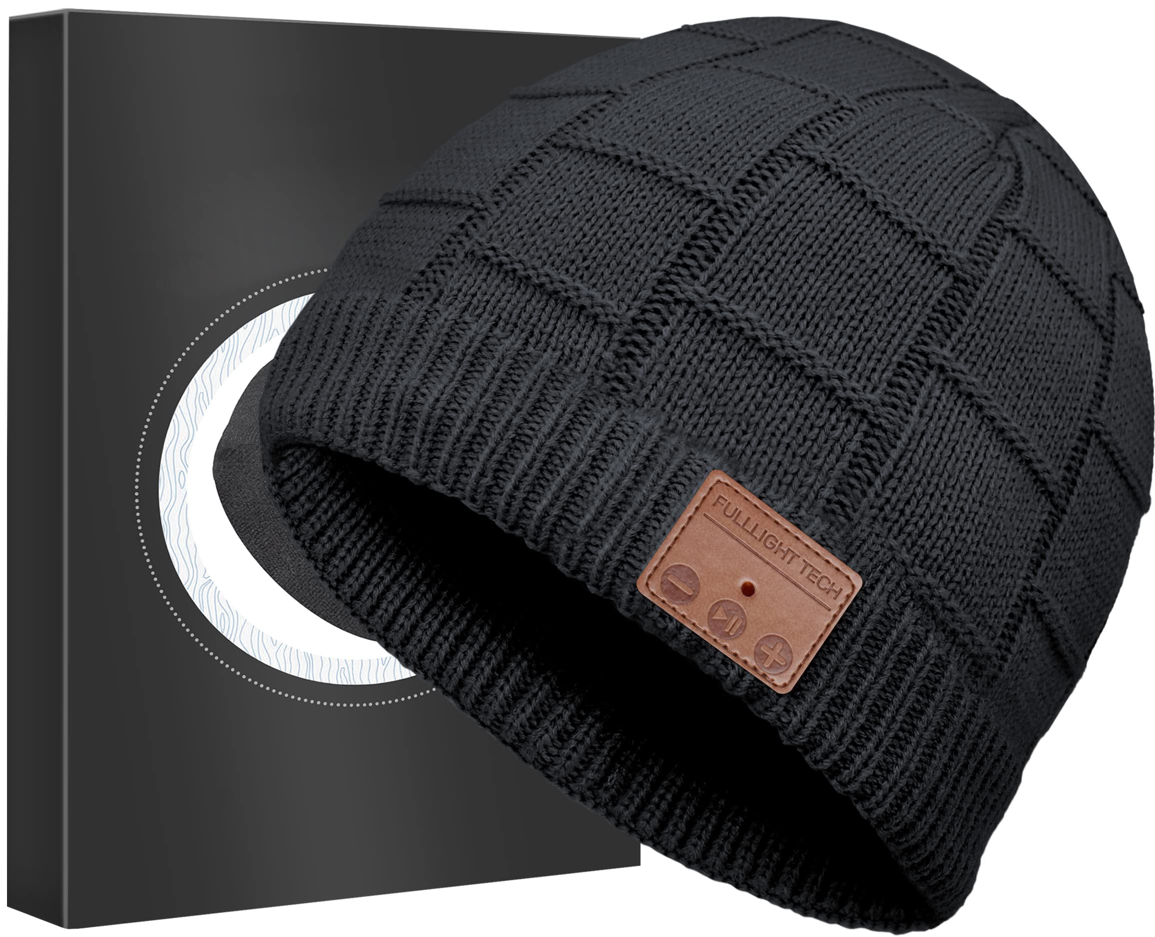 Fones De Ouvido Bluetooth Beanie Hat Com Bateria Fulllight Tech 16-20h