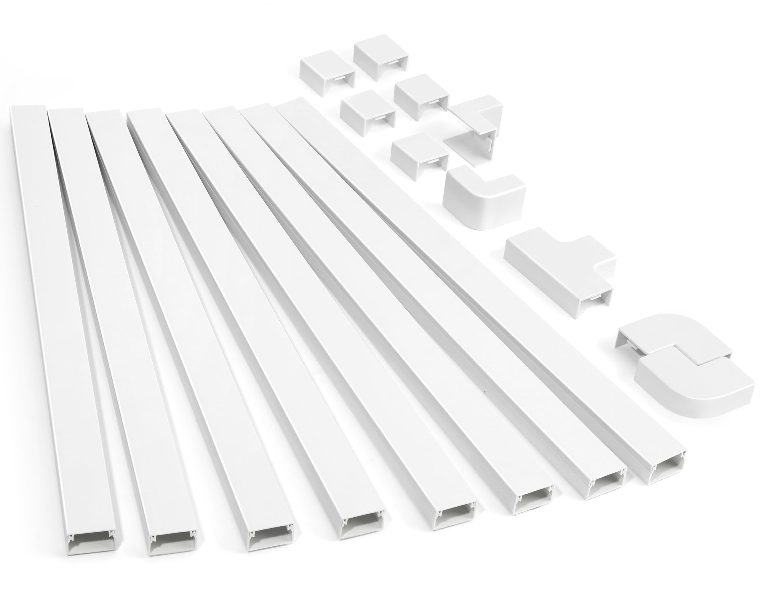 Kit Cord Hider Zhiyo Para Tv Montada Na Parede De 320 Cm, Branco