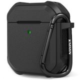 Capa Para Airpods Fulsoulcomm, Robusta, À Prova De Choque, Preta