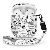 Capa Para Airpods 2 Culippa Cool Pattern Silicone Com Cordão