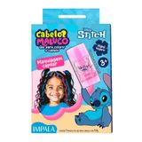 Kit Maquiagem Impala Stitch Disney Giz Cabelo Maluco 3+ Anos 7,3g