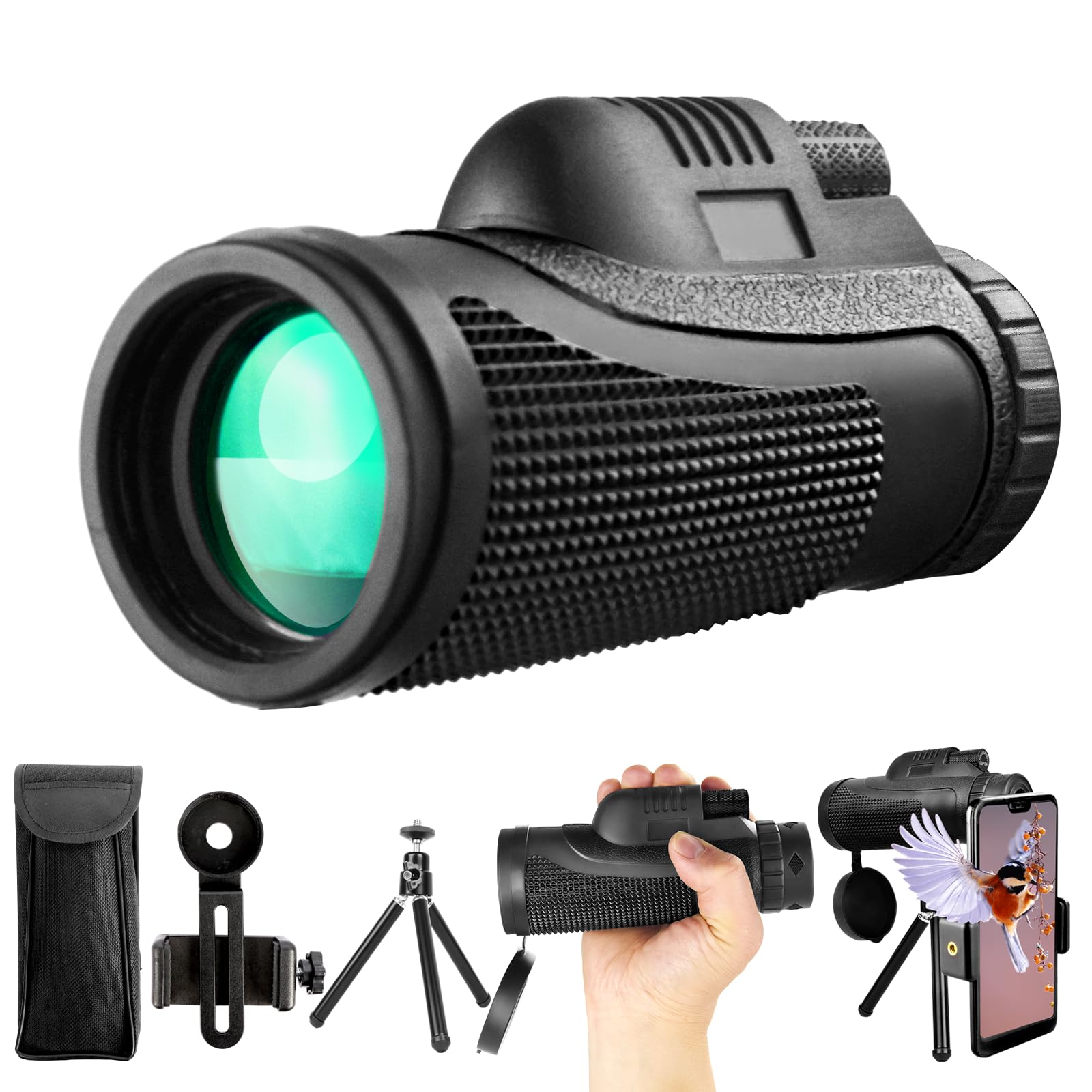 Telescópio Monocular Sdl 40x60 De Alta Potência Com Smartphone Ada