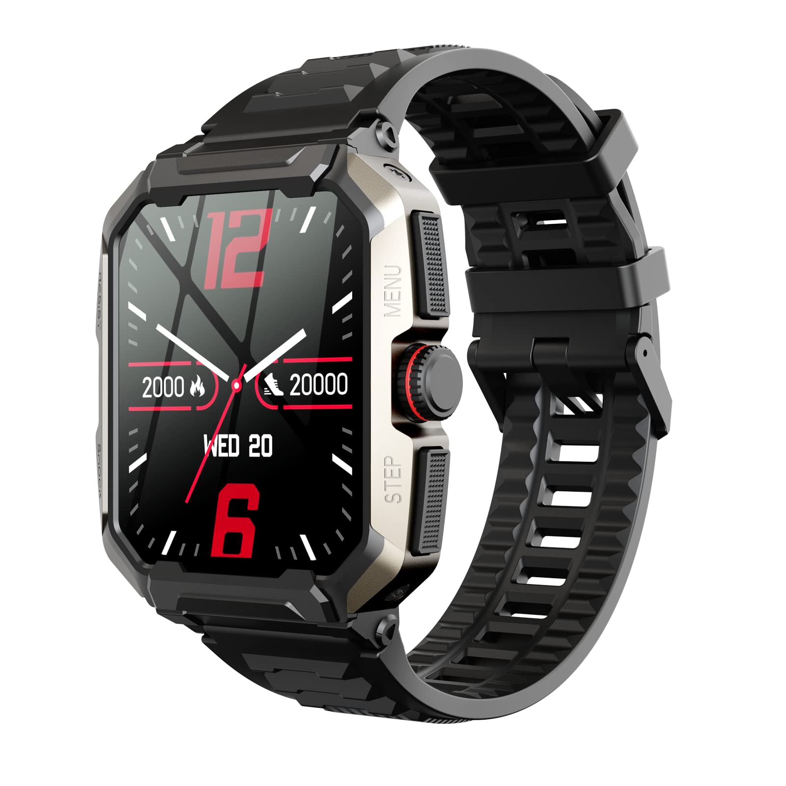 Ecrã Hd Ip68 Ip68 Smartwatch Military Y2 De 1,85" À Prova De Água