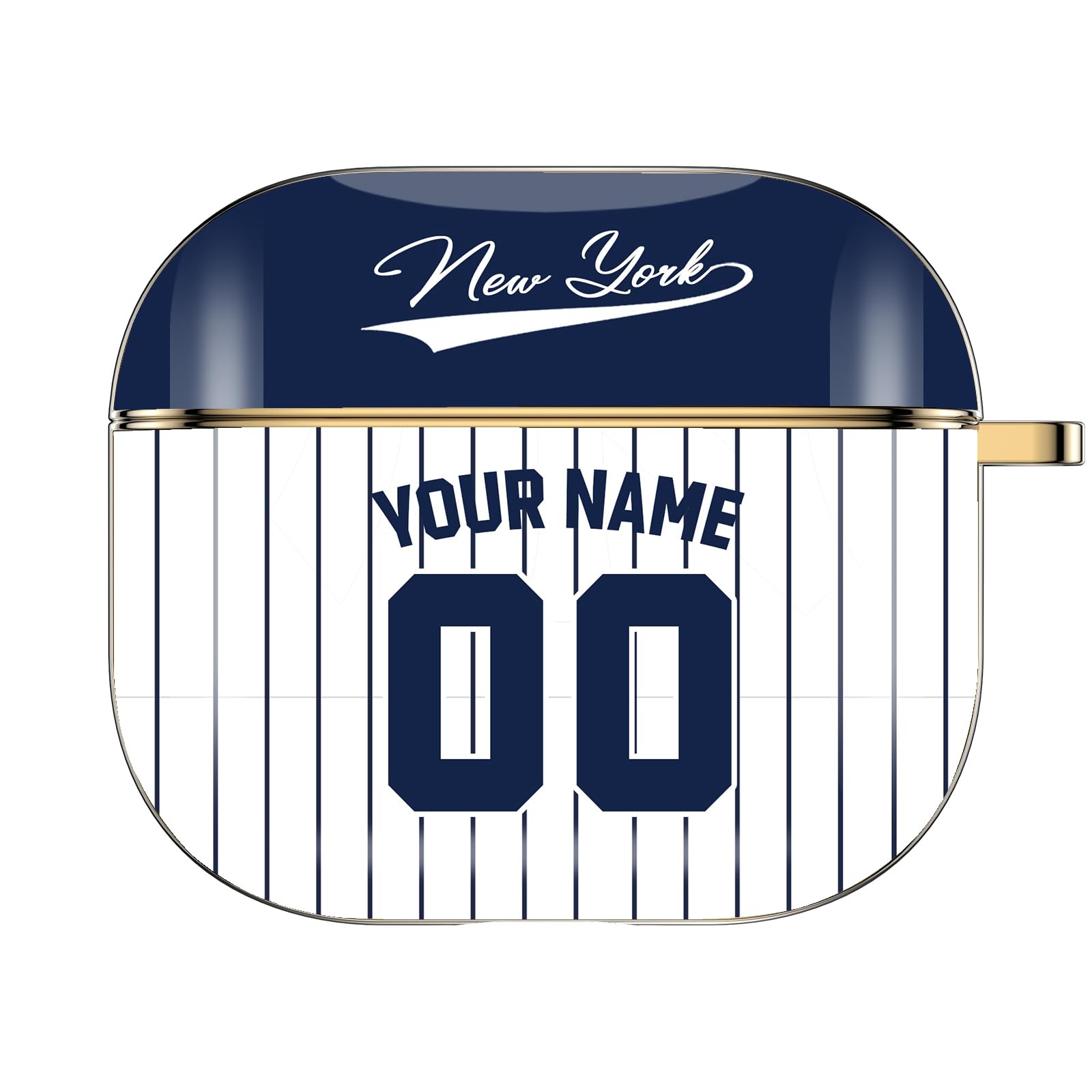 Capa De Camisa De Beisebol Para Airpods Pro De 3ª Geração Com Chaveiro