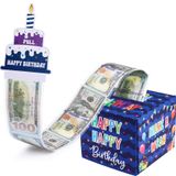 Caixa De Dinheiro Meiidoshine Birthday Com Cartão De Feliz Aniversário Extraível