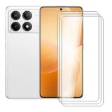 Protetor De Tela Ikiiqii Para Xiaomi Poco X6 Pro (6.67), Pacote Com 3