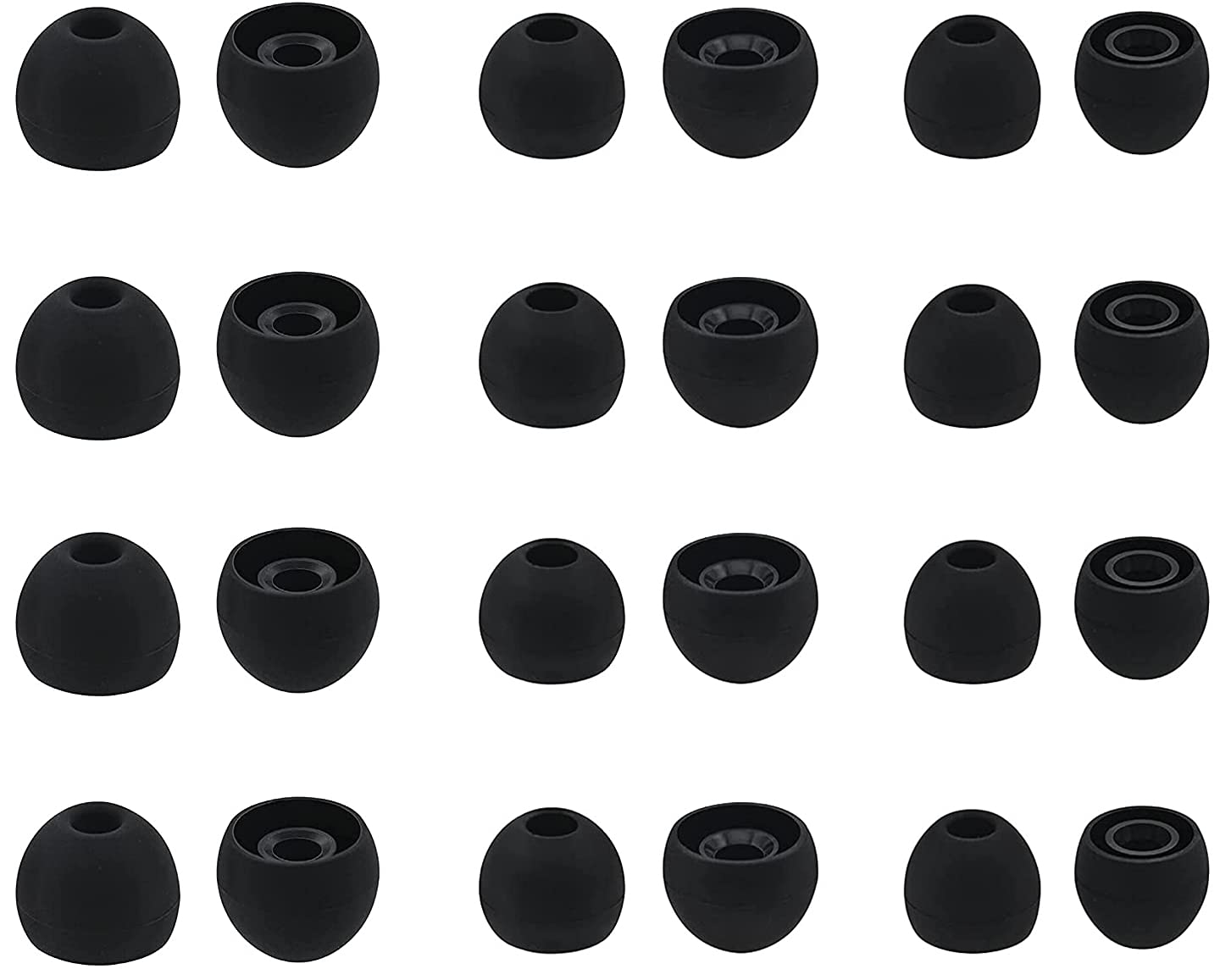 Ear Tips Alxcd Para Fones De Ouvido S/m/l, Tamanhos 12 Pares