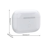 Estojo De Carregamento Sem Fio Para Airpods Pro Replacement White