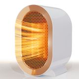 Aquecedor De Ambiente Qqt Electric Portable Energy Efficient White