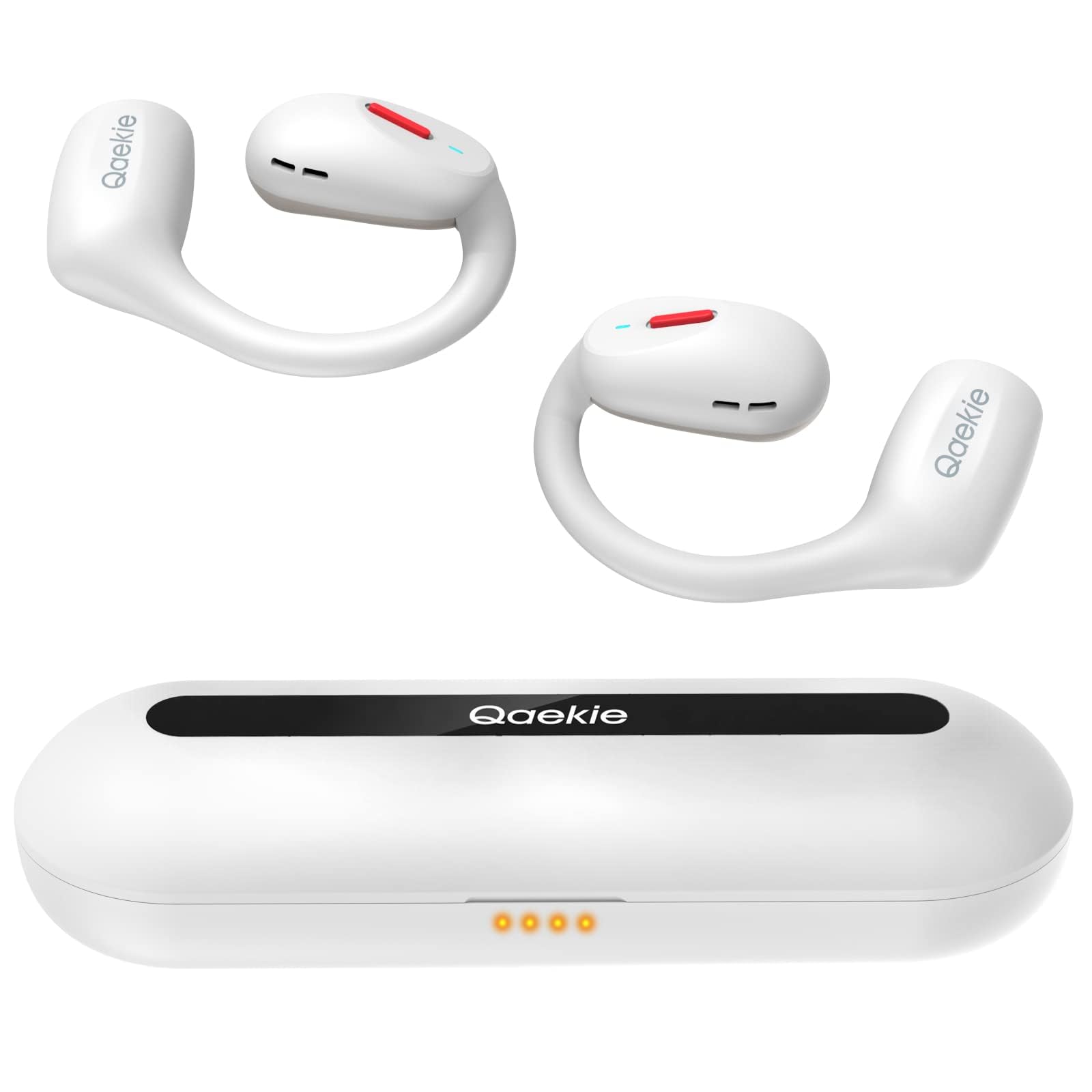 Fones De Ouvido Sem Fio Qaekie Bluetooth 5.3 Open Ear 40hrs Play