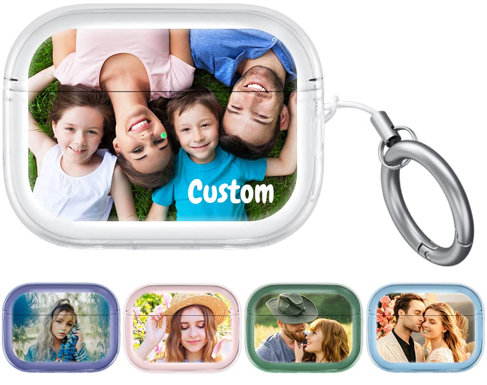 Capa Airpods Pro Aipnis Custom Photo De 2ª Geração Com Chaveiro